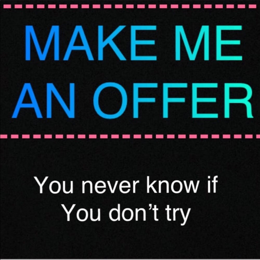 Willing to consider all offers